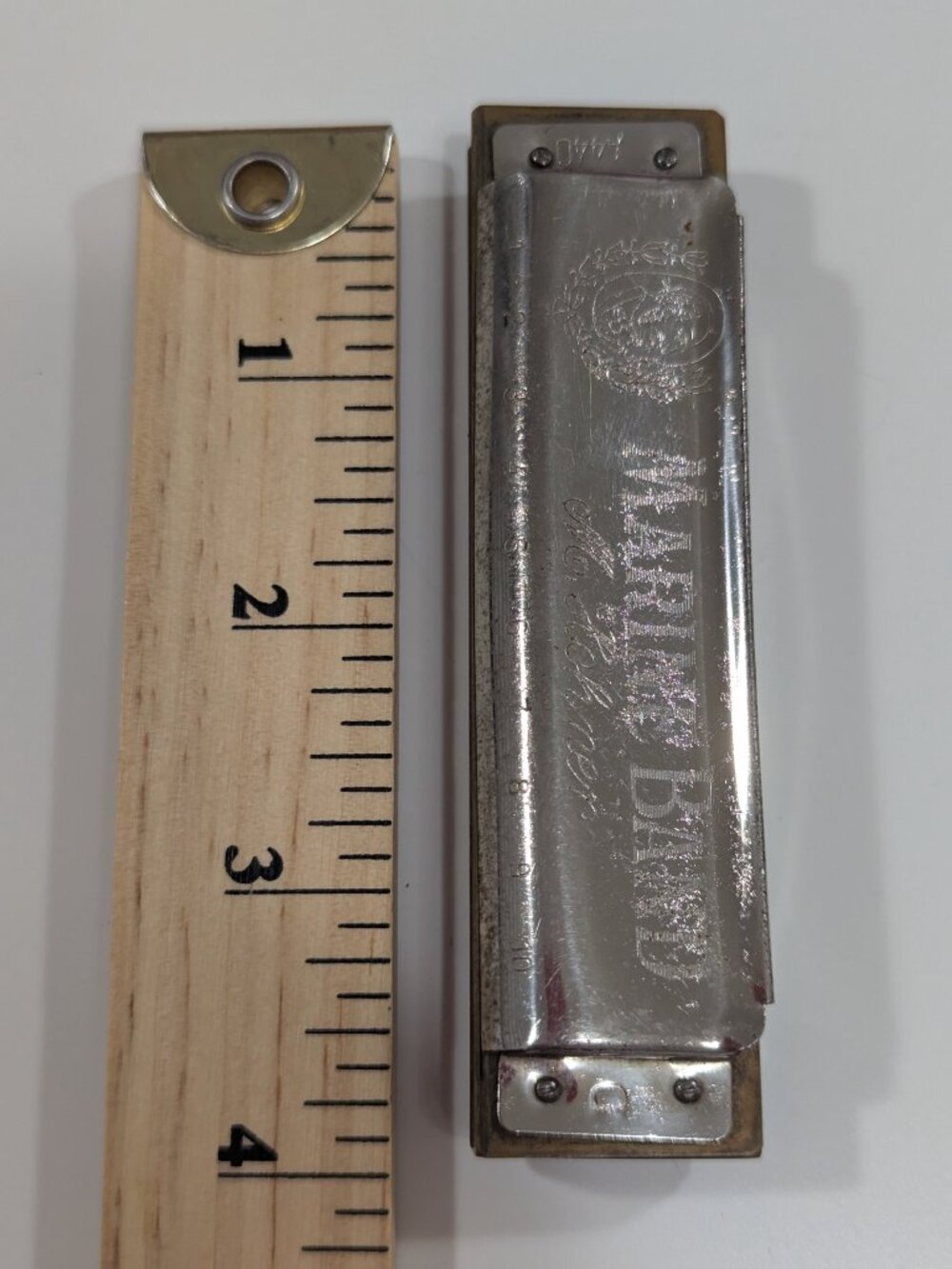 Vintage Hohner Harmonica Marine Band Key of G - Picture 5 of 10
